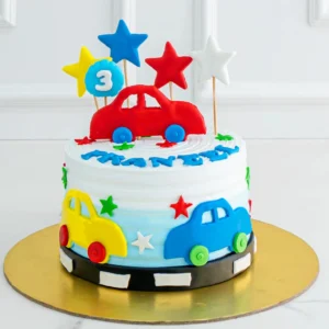 Car Theme Cake