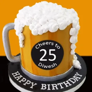 Cheers Beer Mug Cake