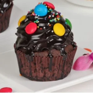 Chocolate Gems Cupcake
