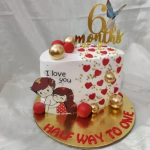 Half Anniversary Cake