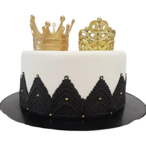Queen and King Fondant Cake