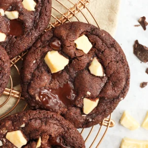 Triple Chocolate Chip Cookies