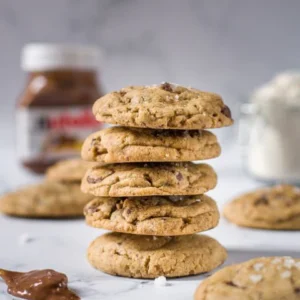 Nutella Sea Salt Cookies