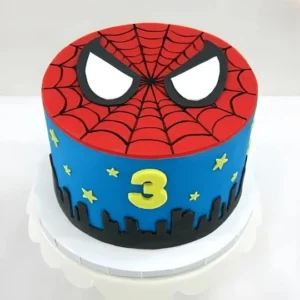 Spiderman Themed Cake