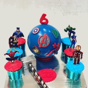 Avenger Pinata Cake