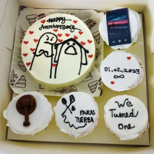 Minimalist Combo Bento Cake