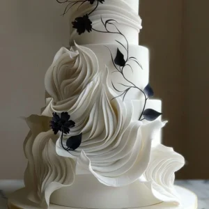Monochrome Majesty Cake