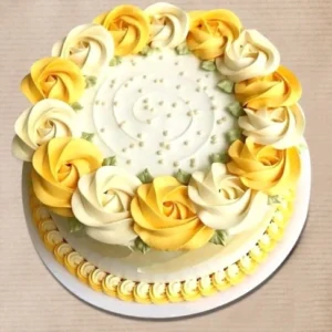 Floral Designer Pineapple Cake