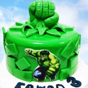 Incredible Hulk Cake