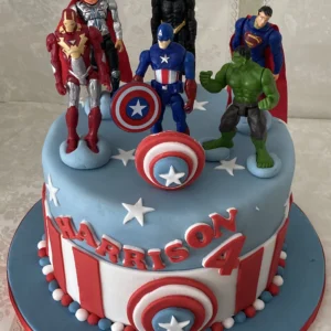Marvelous Heroes Cake