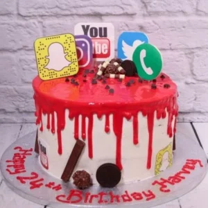 Social Media Cake