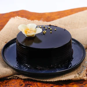 black chocolate cake