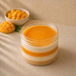 Mango Cheesecake Jar